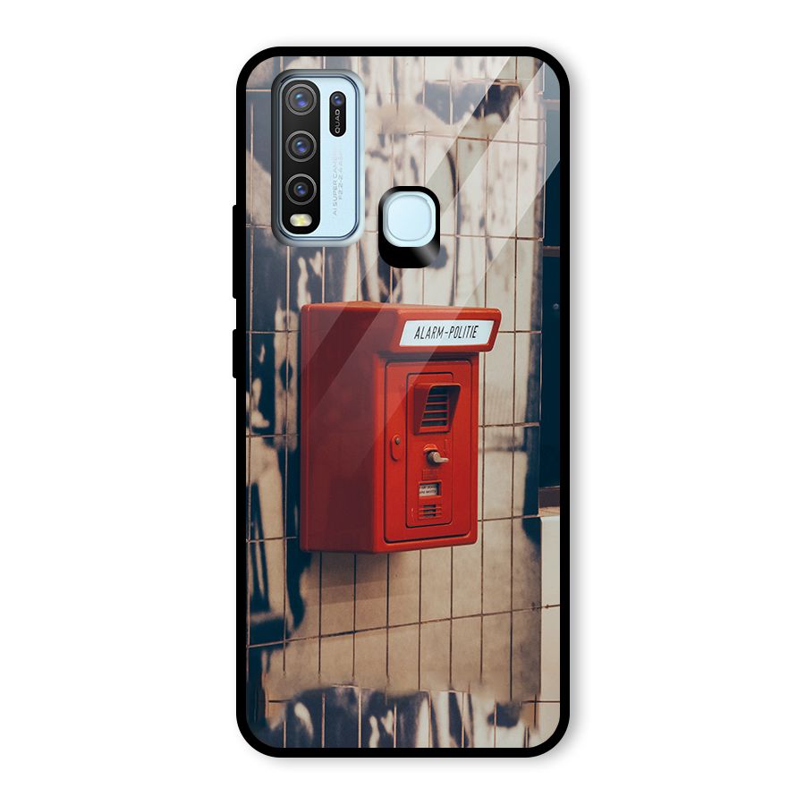 Vintage Alarm Glass Back Case for Vivo Y50