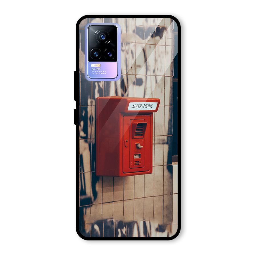 Vintage Alarm Glass Back Case for Vivo Y73