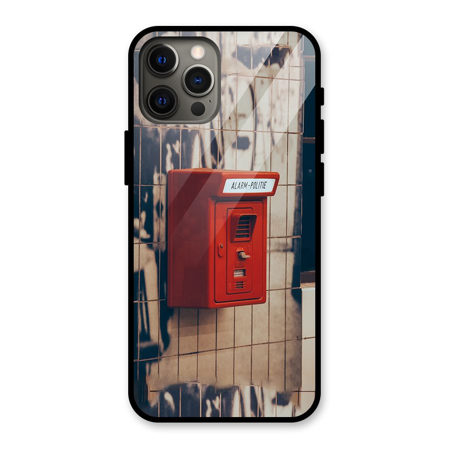 Vintage Alarm Glass Back Case for iPhone 12 Pro Max