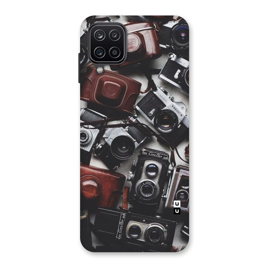 Vintage Beauty Shutter Back Case for Galaxy A12