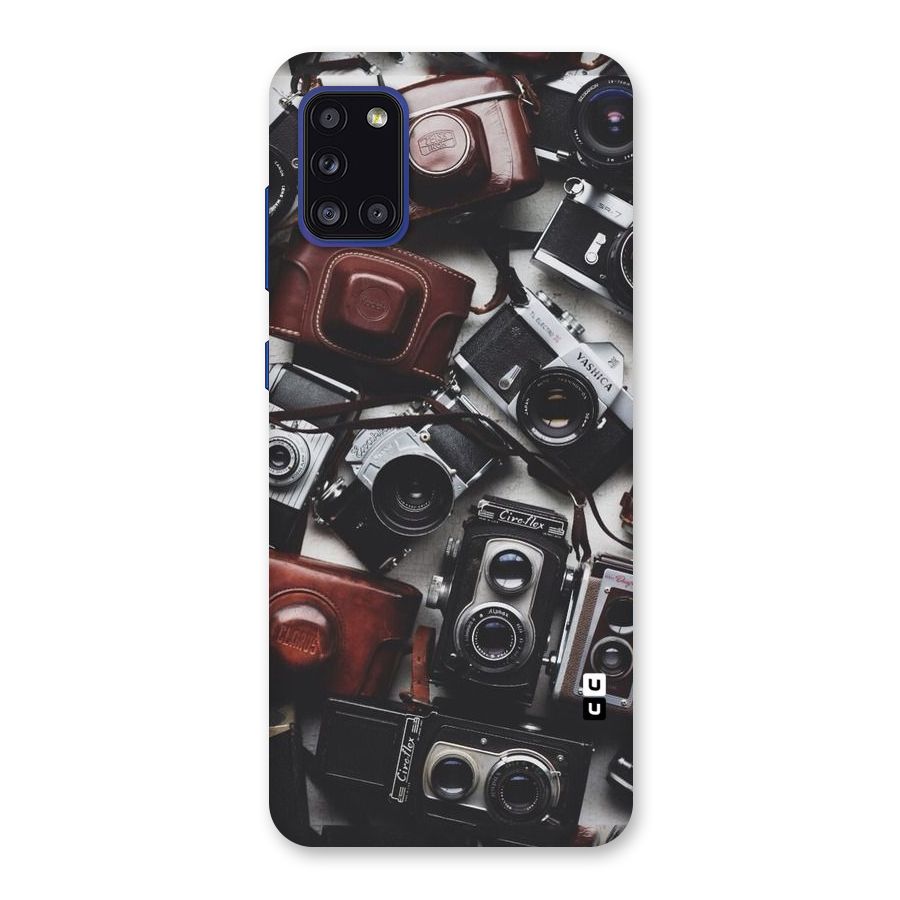 Vintage Beauty Shutter Back Case for Galaxy A31