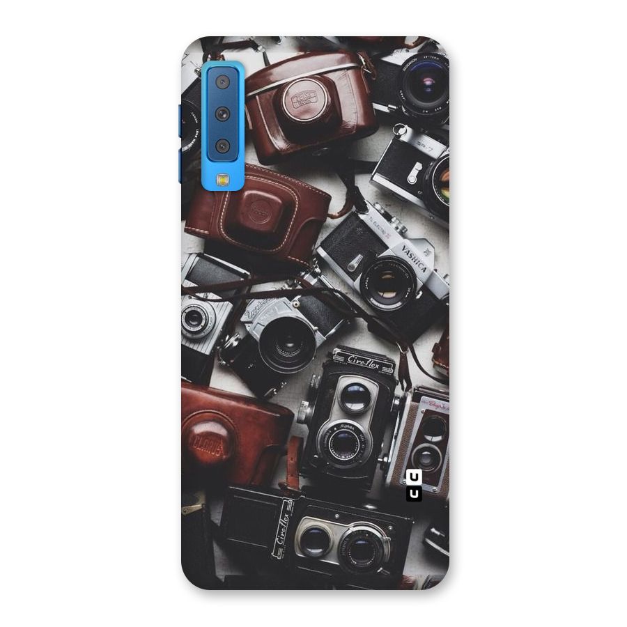 Vintage Beauty Shutter Back Case for Galaxy A7 (2018)