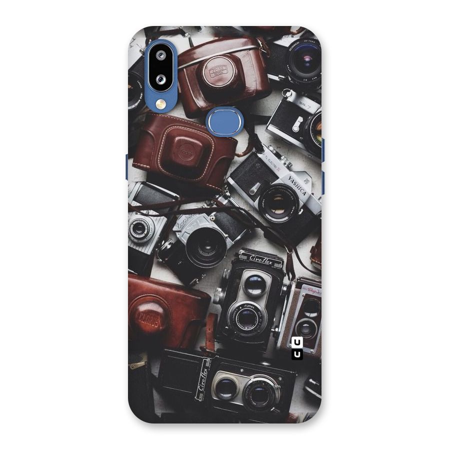 Vintage Beauty Shutter Back Case for Galaxy M01s