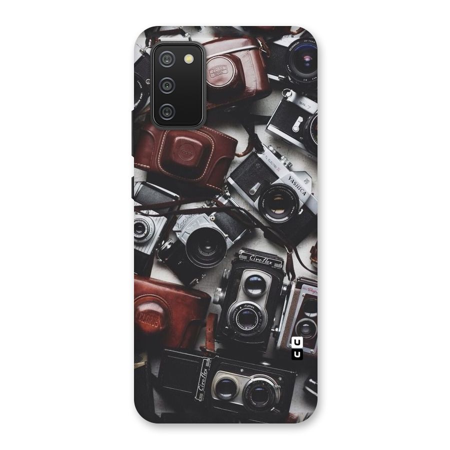 Vintage Beauty Shutter Back Case for Galaxy M02s