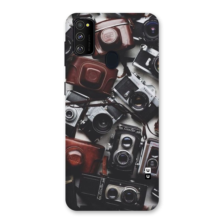 Vintage Beauty Shutter Back Case for Galaxy M21