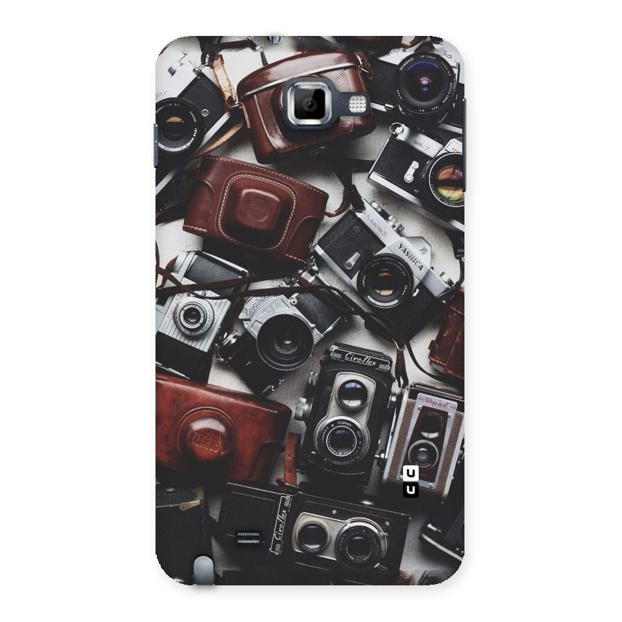Vintage Beauty Shutter Back Case for Galaxy Note