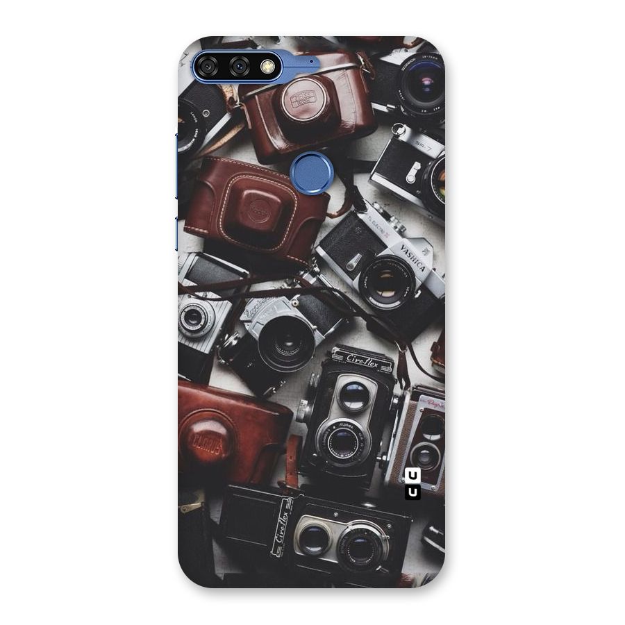 Vintage Beauty Shutter Back Case for Honor 7C