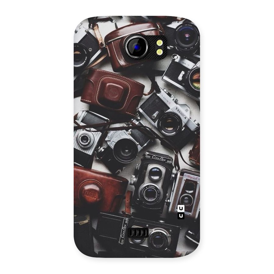 Vintage Beauty Shutter Back Case for Micromax Canvas 2 A110