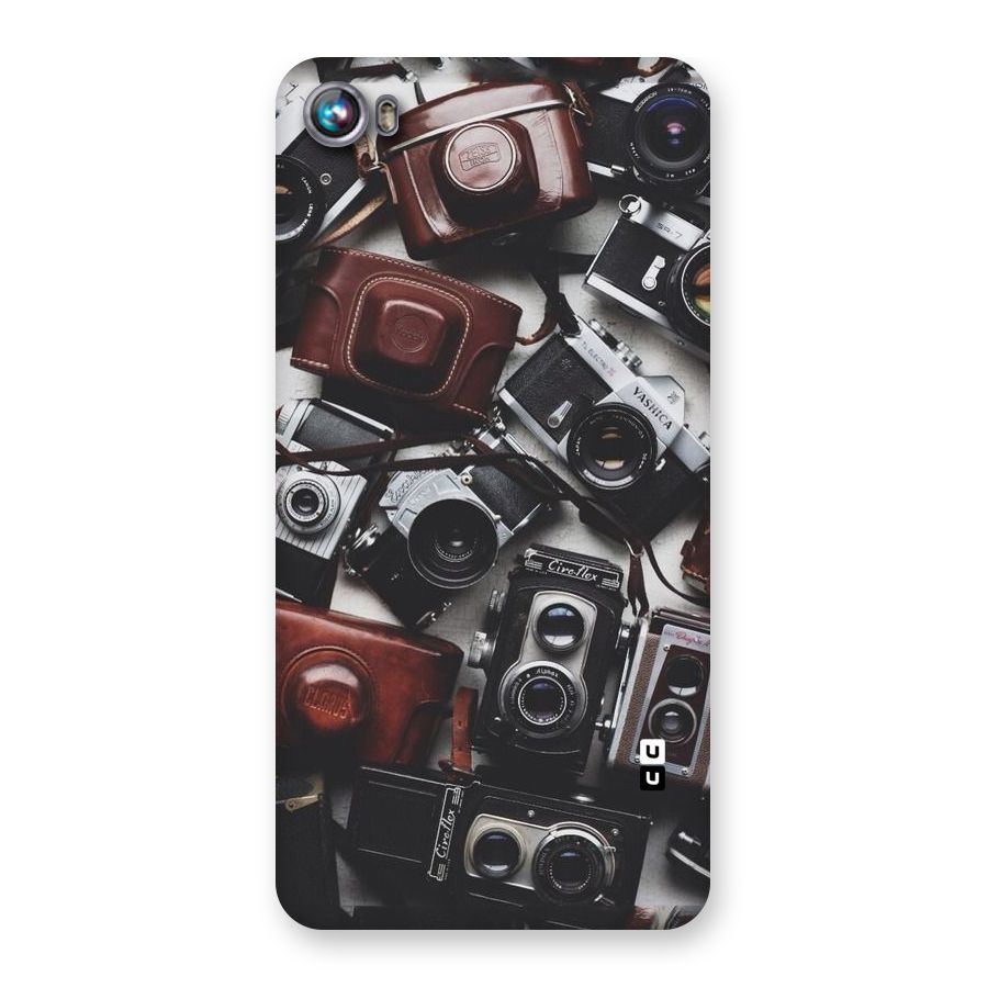 Vintage Beauty Shutter Back Case for Micromax Canvas Fire 4 A107