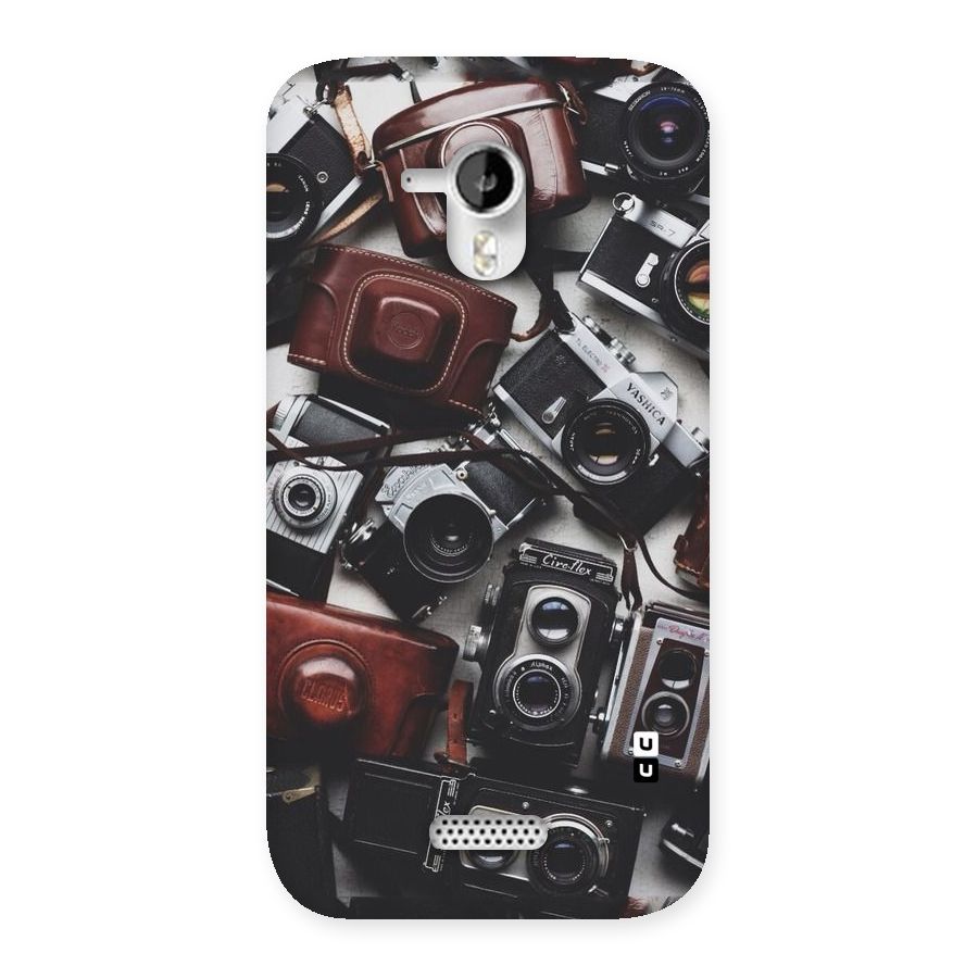 Vintage Beauty Shutter Back Case for Micromax Canvas HD A116