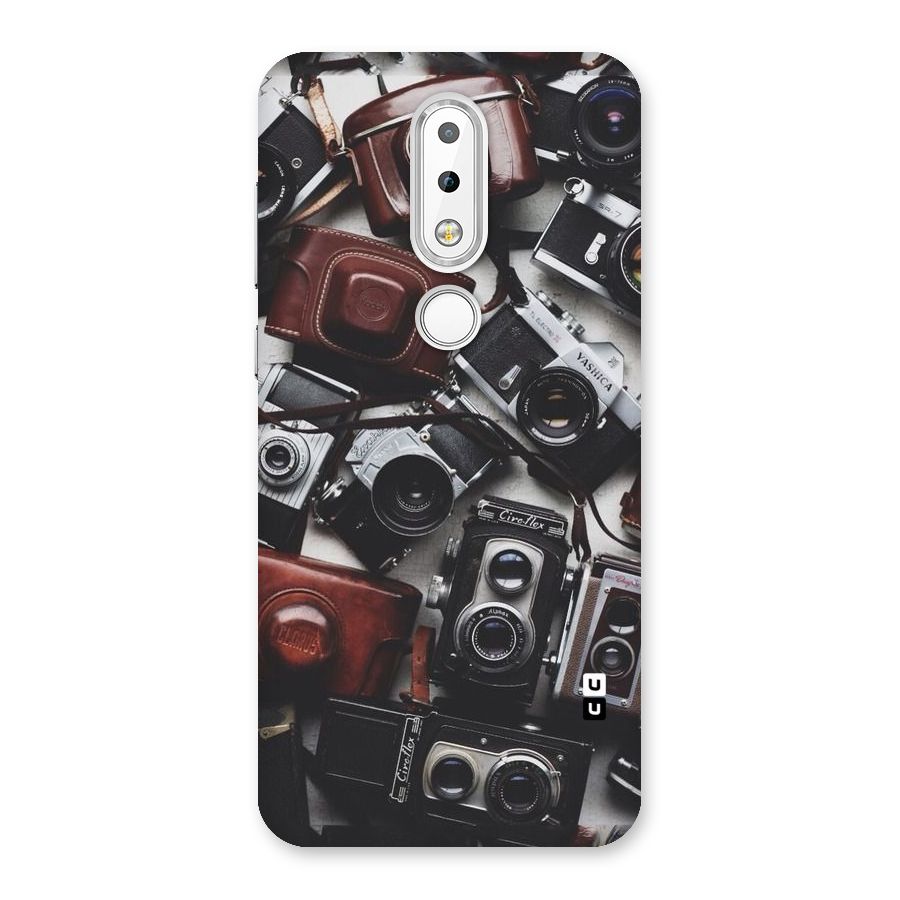 Vintage Beauty Shutter Back Case for Nokia 6.1 Plus