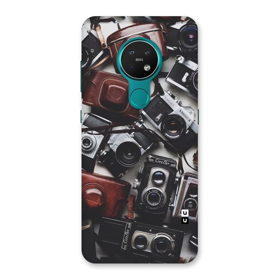 Vintage Beauty Shutter Back Case for Nokia 7.2
