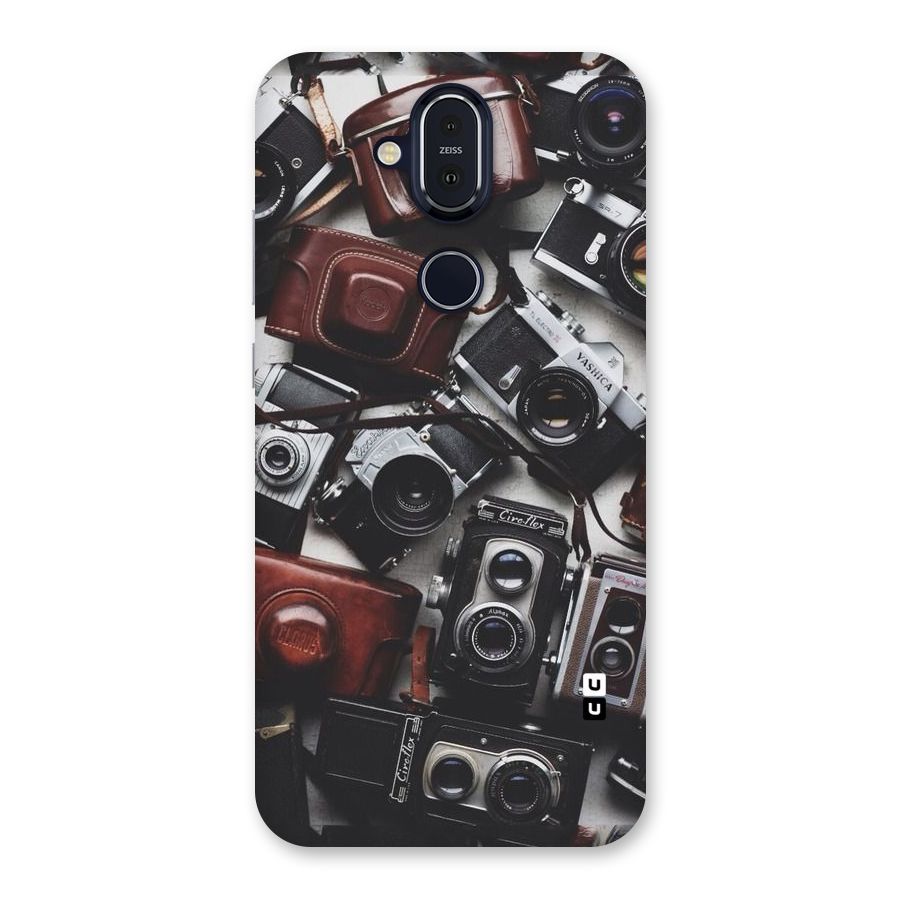 Vintage Beauty Shutter Back Case for Nokia 8.1