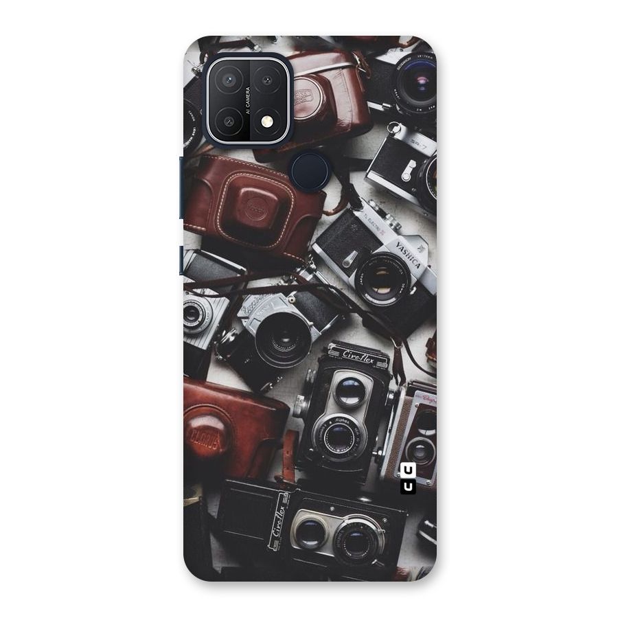 Vintage Beauty Shutter Back Case for Oppo A15s