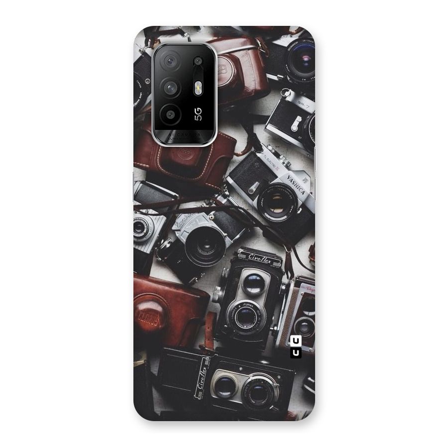 Vintage Beauty Shutter Back Case for Oppo F19 Pro Plus 5G