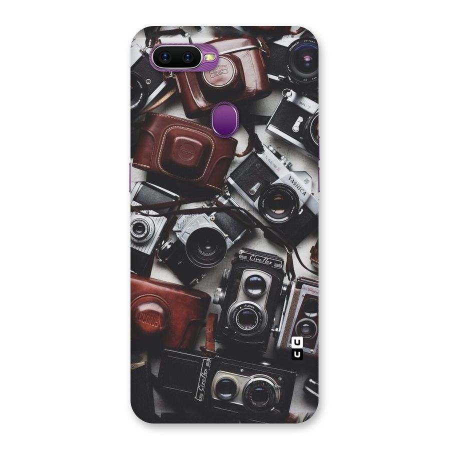 Vintage Beauty Shutter Back Case for Oppo F9