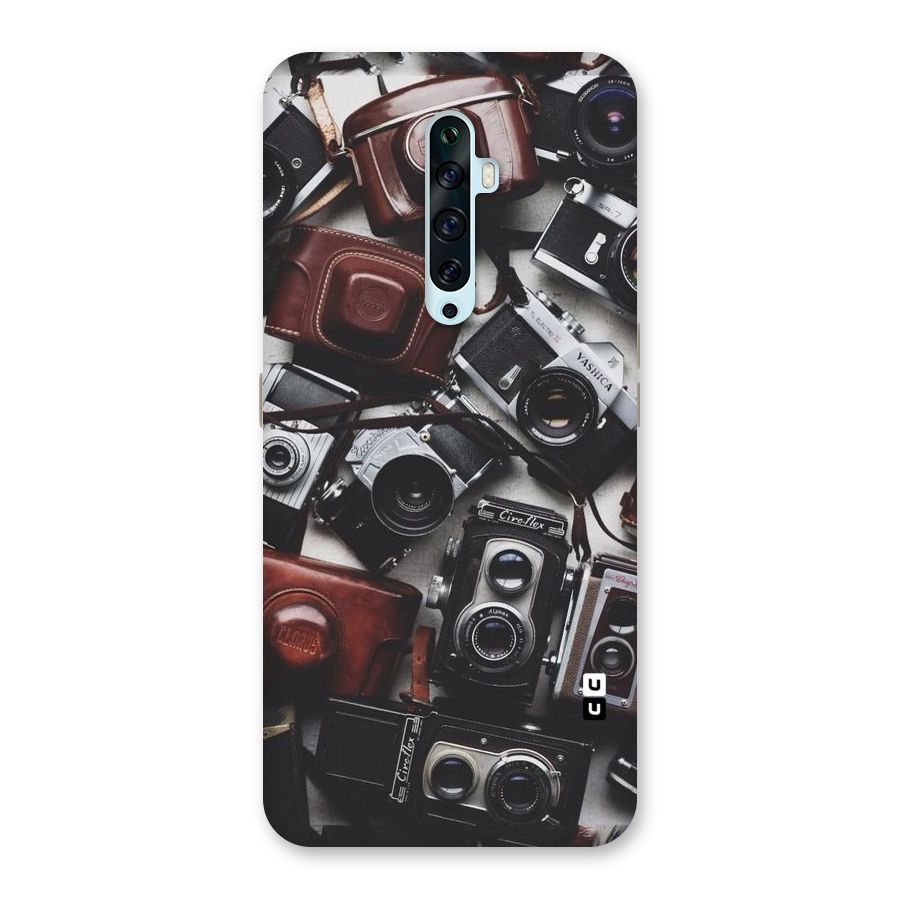 Vintage Beauty Shutter Back Case for Oppo Reno2 F