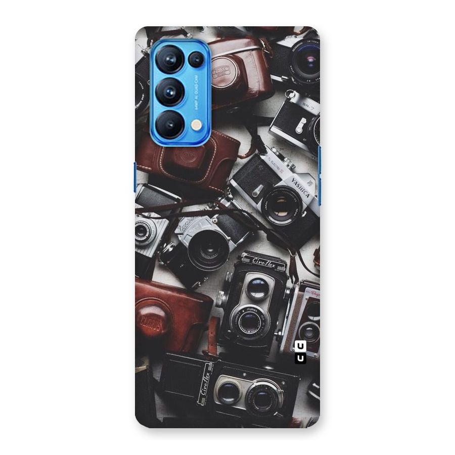 Vintage Beauty Shutter Back Case for Oppo Reno5 Pro 5G