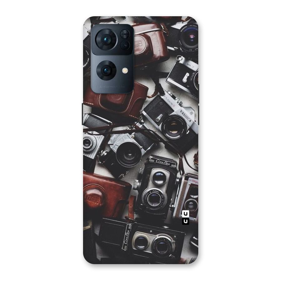 Vintage Beauty Shutter Back Case for Oppo Reno7 Pro 5G