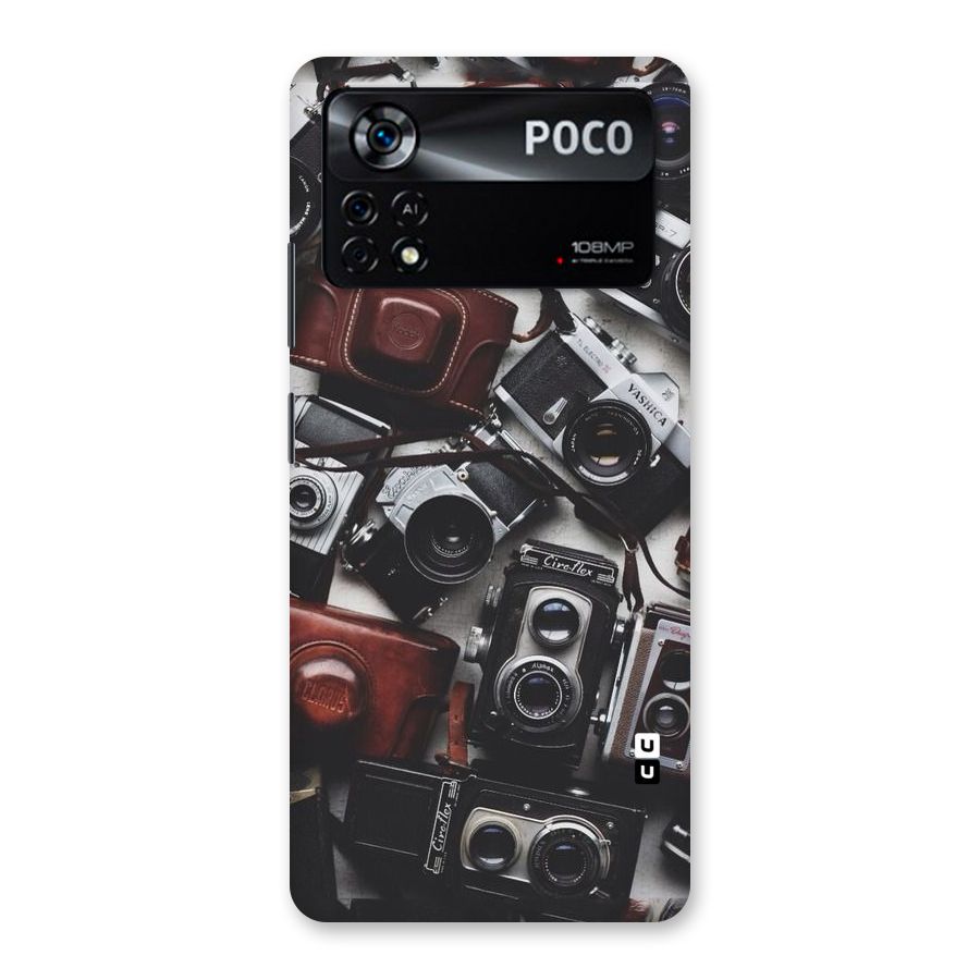 Vintage Beauty Shutter Back Case for Poco X4 Pro 5G