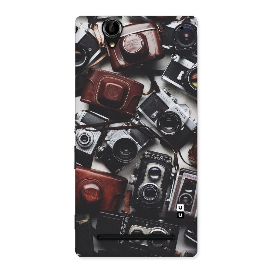 Vintage Beauty Shutter Back Case for Sony Xperia T2