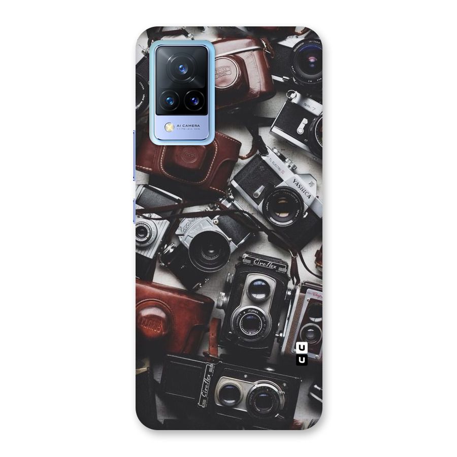 Vintage Beauty Shutter Back Case for Vivo V21 5G