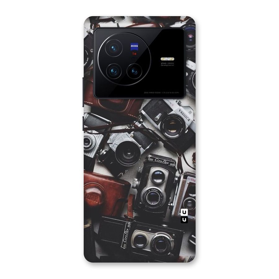 Vintage Beauty Shutter Back Case for Vivo X80