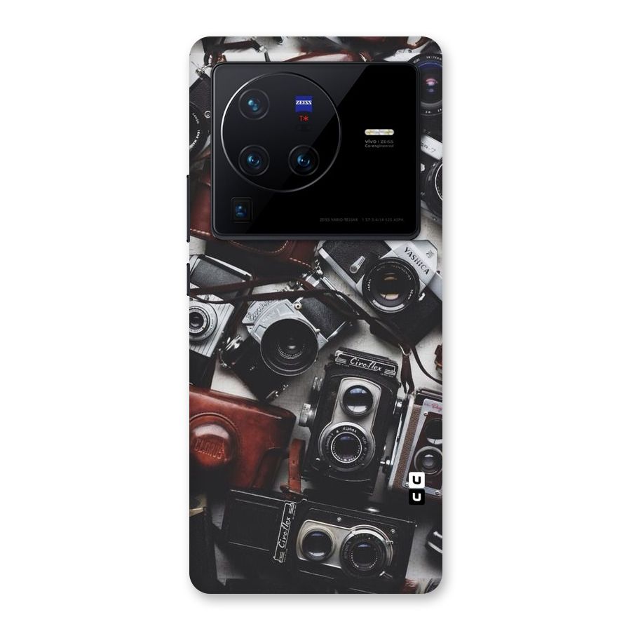 Vintage Beauty Shutter Back Case for Vivo X80 Pro