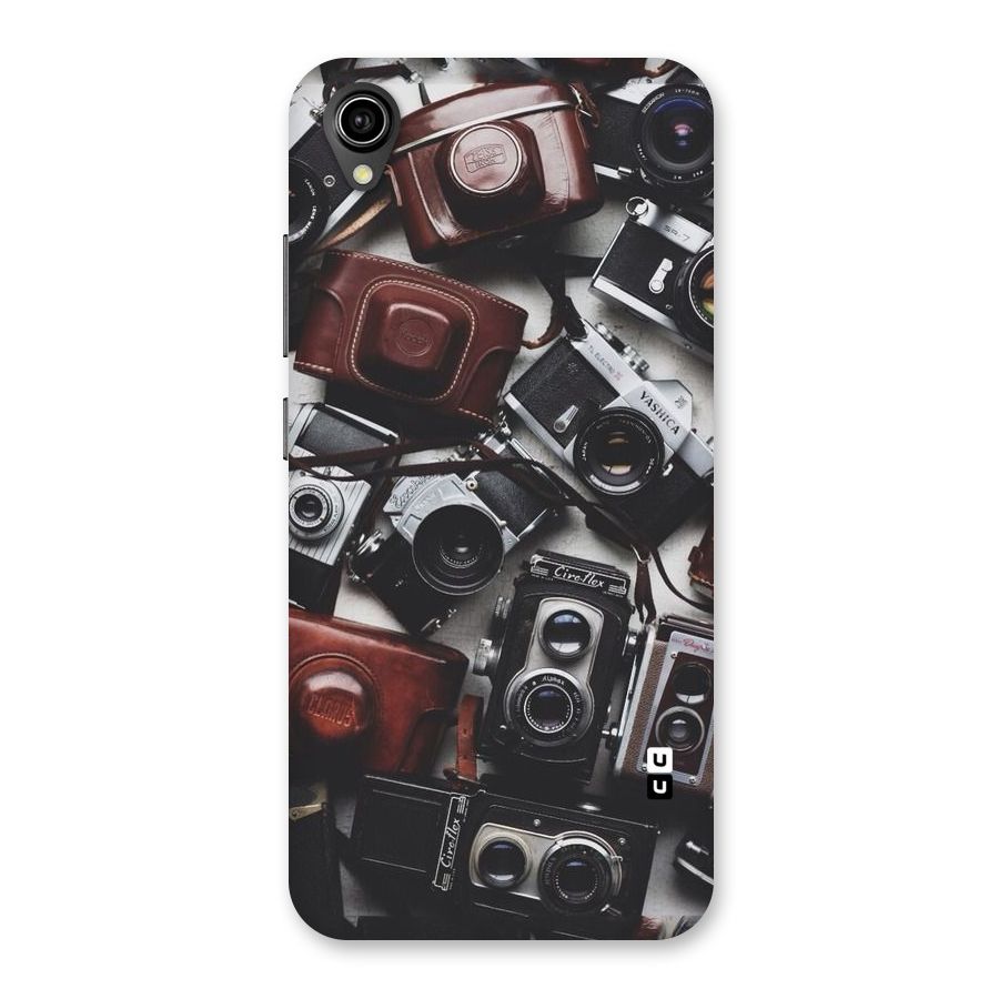 Vintage Beauty Shutter Back Case for Vivo Y90