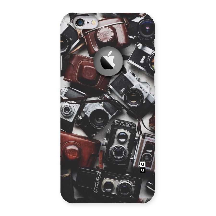 Vintage Beauty Shutter Back Case for iPhone 6 Logo Cut