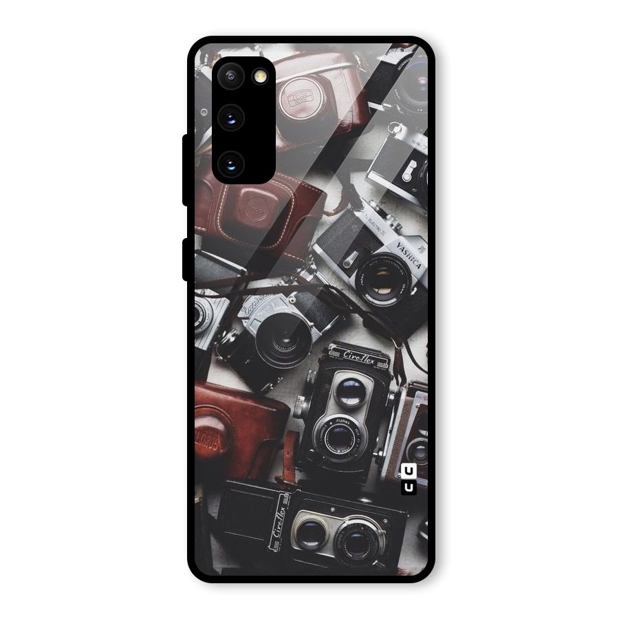 Vintage Beauty Shutter Glass Back Case for Galaxy S20 FE 5G