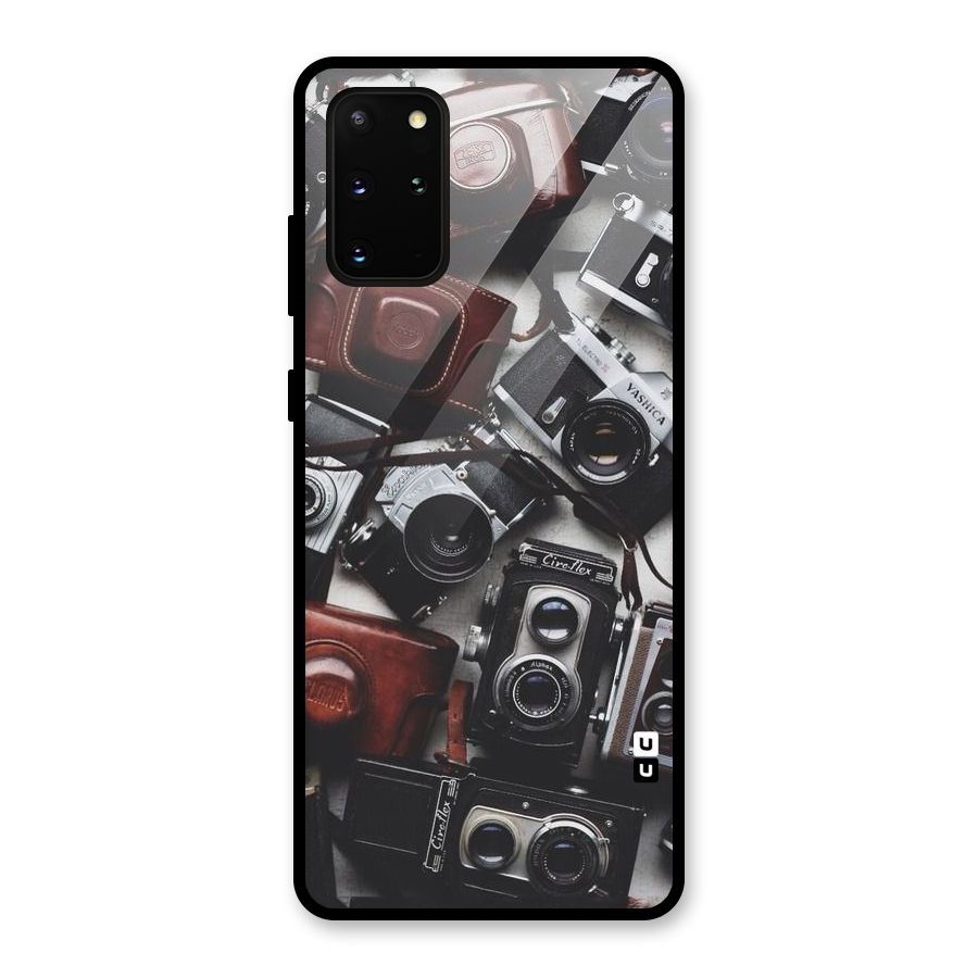 Vintage Beauty Shutter Glass Back Case for Galaxy S20 Plus