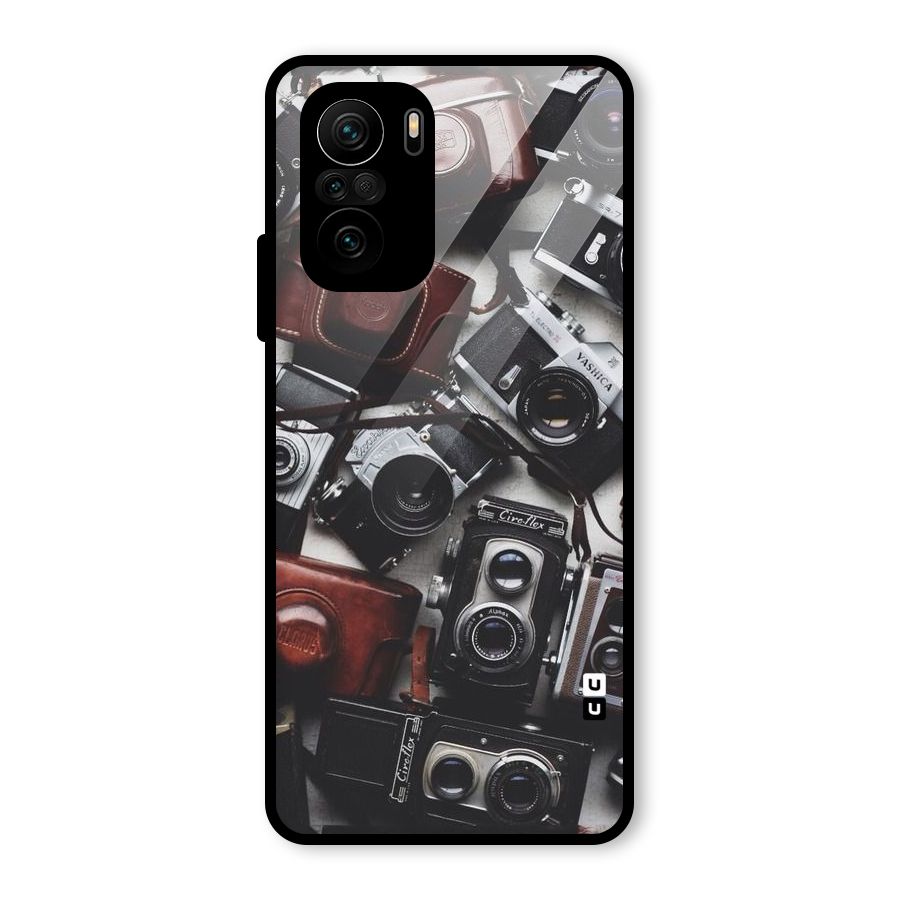 Vintage Beauty Shutter Glass Back Case for Mi 11X Pro
