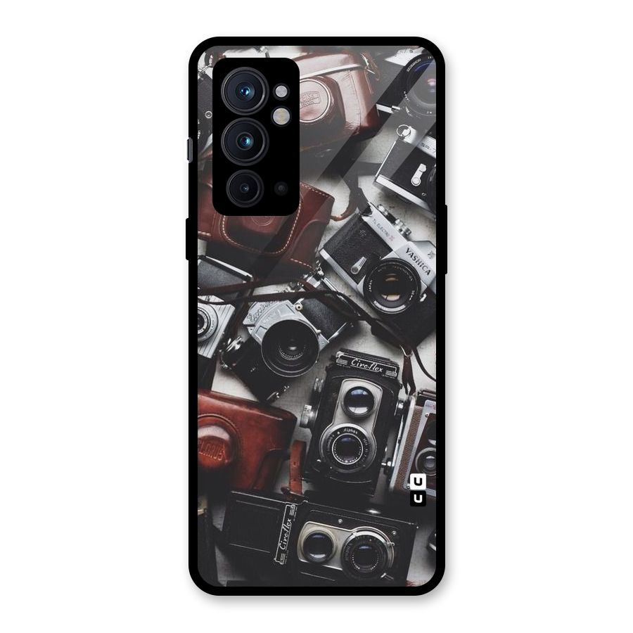 Vintage Beauty Shutter Glass Back Case for OnePlus 9RT 5G