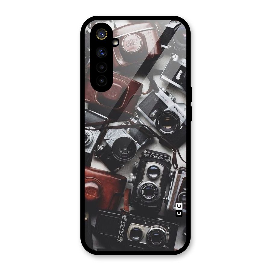 Vintage Beauty Shutter Glass Back Case for Realme 6i