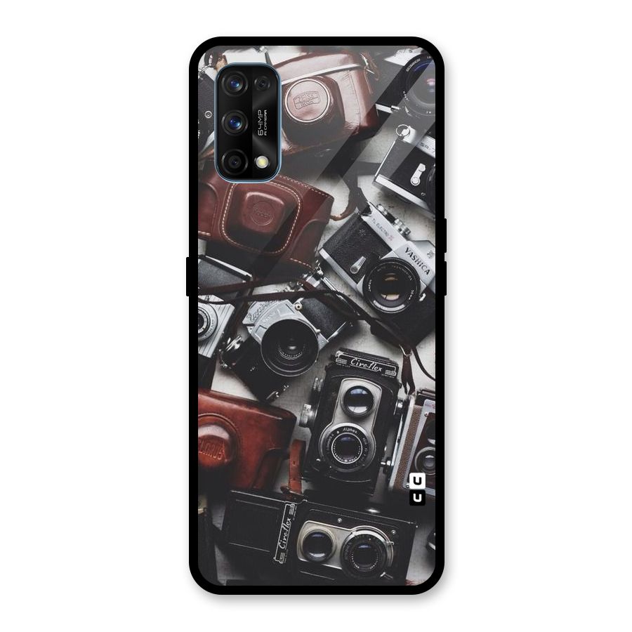 Vintage Beauty Shutter Glass Back Case for Realme 7 Pro
