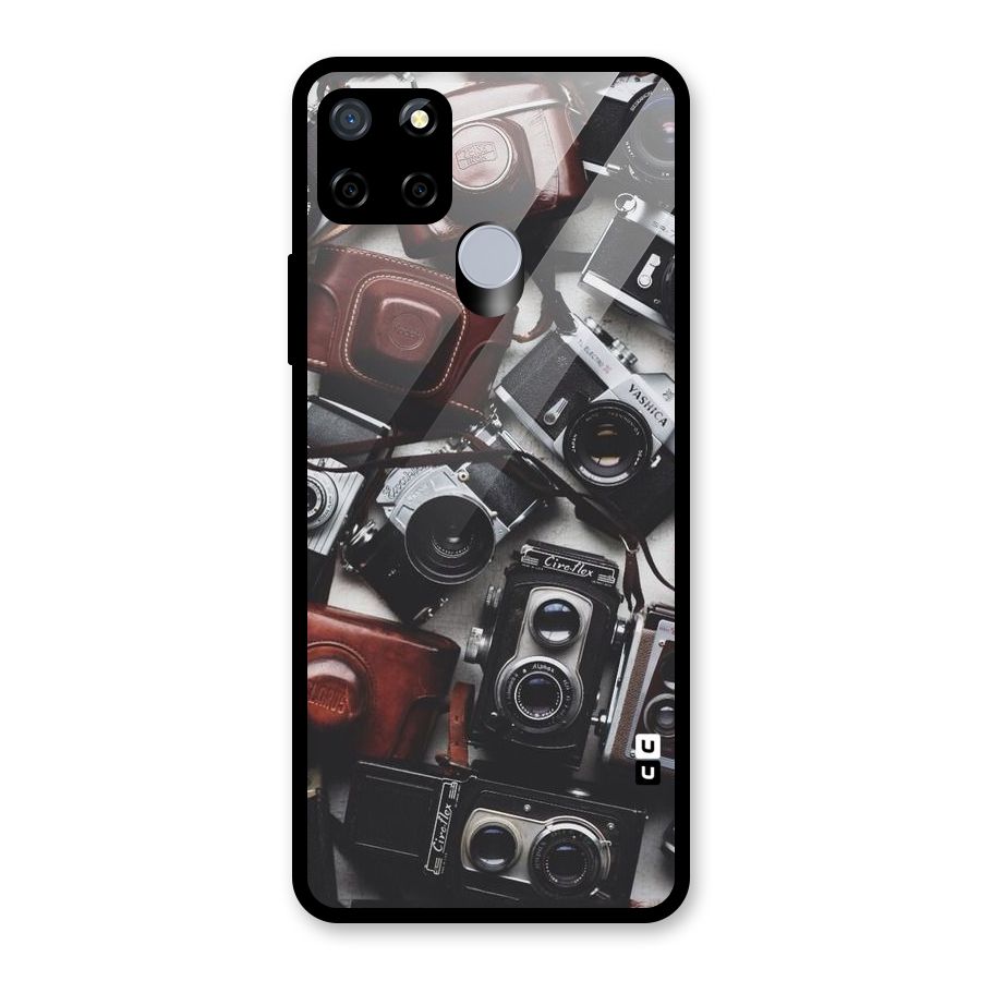 Vintage Beauty Shutter Glass Back Case for Realme C15