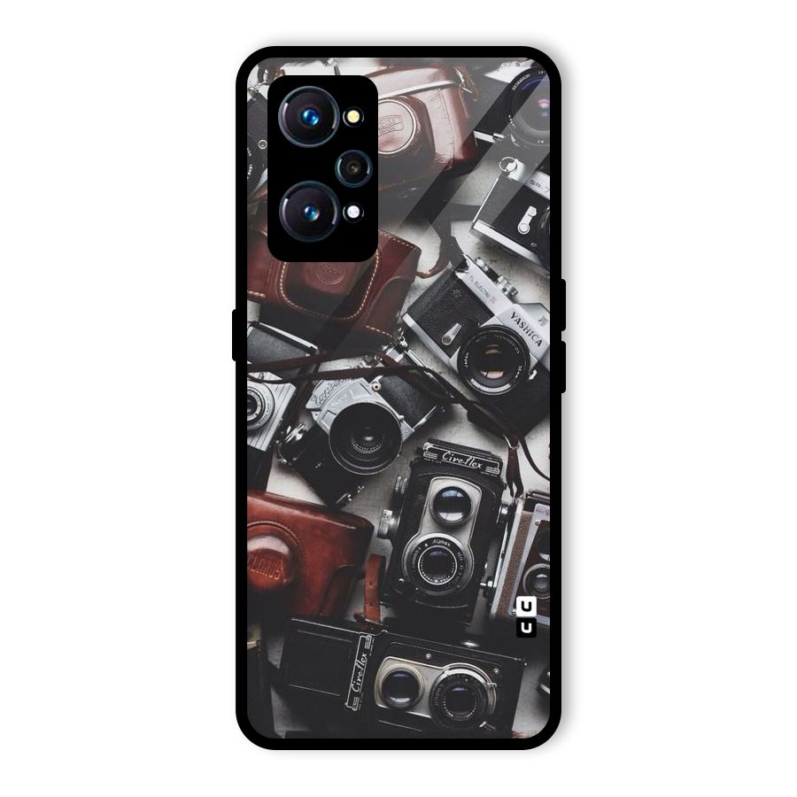 Vintage Beauty Shutter Glass Back Case for Realme GT 2