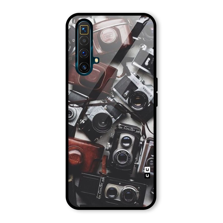 Vintage Beauty Shutter Glass Back Case for Realme X3