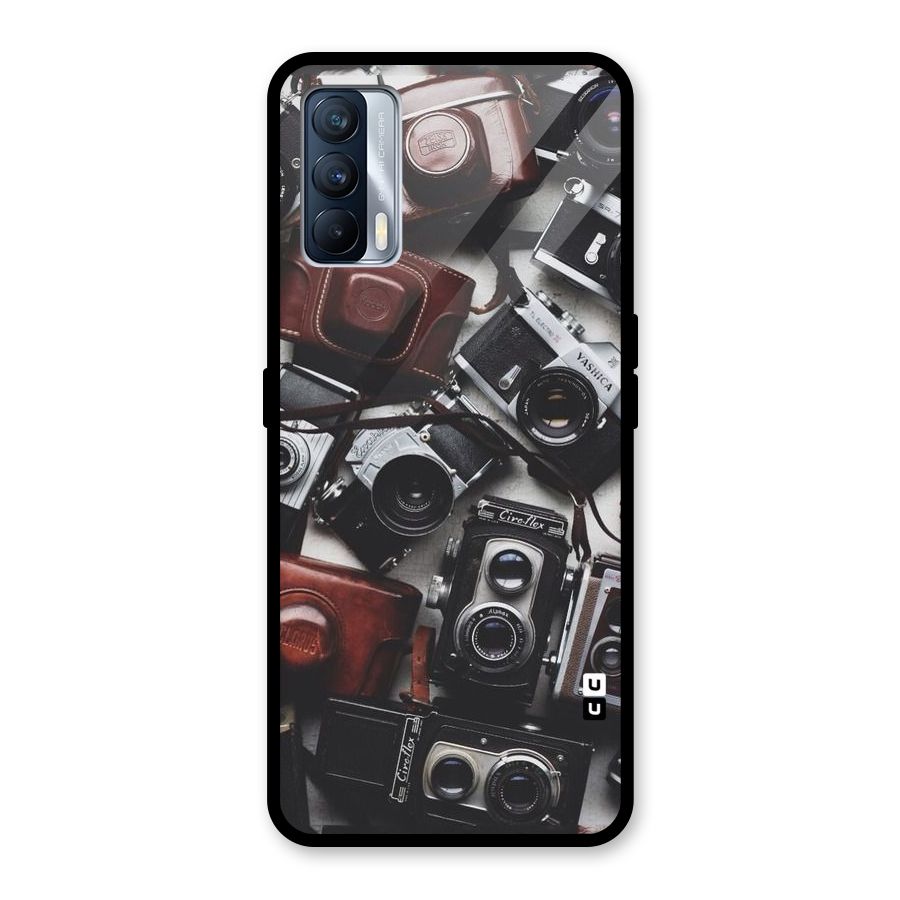 Vintage Beauty Shutter Glass Back Case for Realme X7