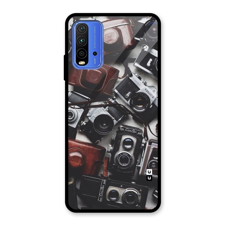 Vintage Beauty Shutter Glass Back Case for Redmi 9 Power