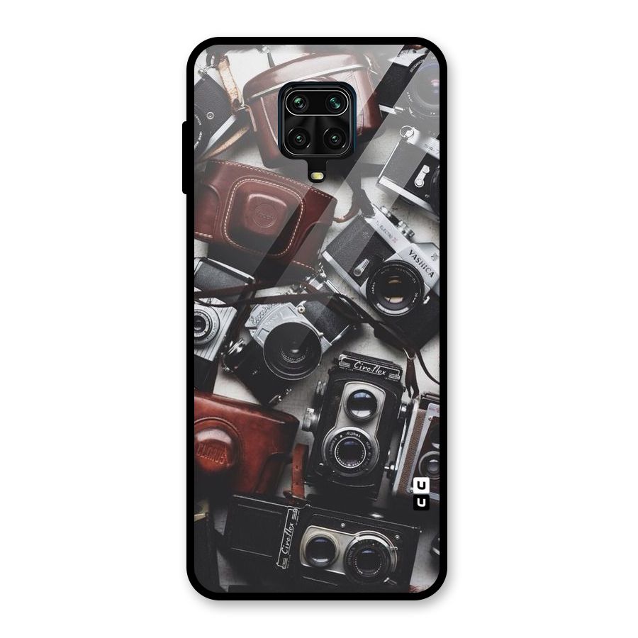 Vintage Beauty Shutter Glass Back Case for Redmi Note 10 Lite