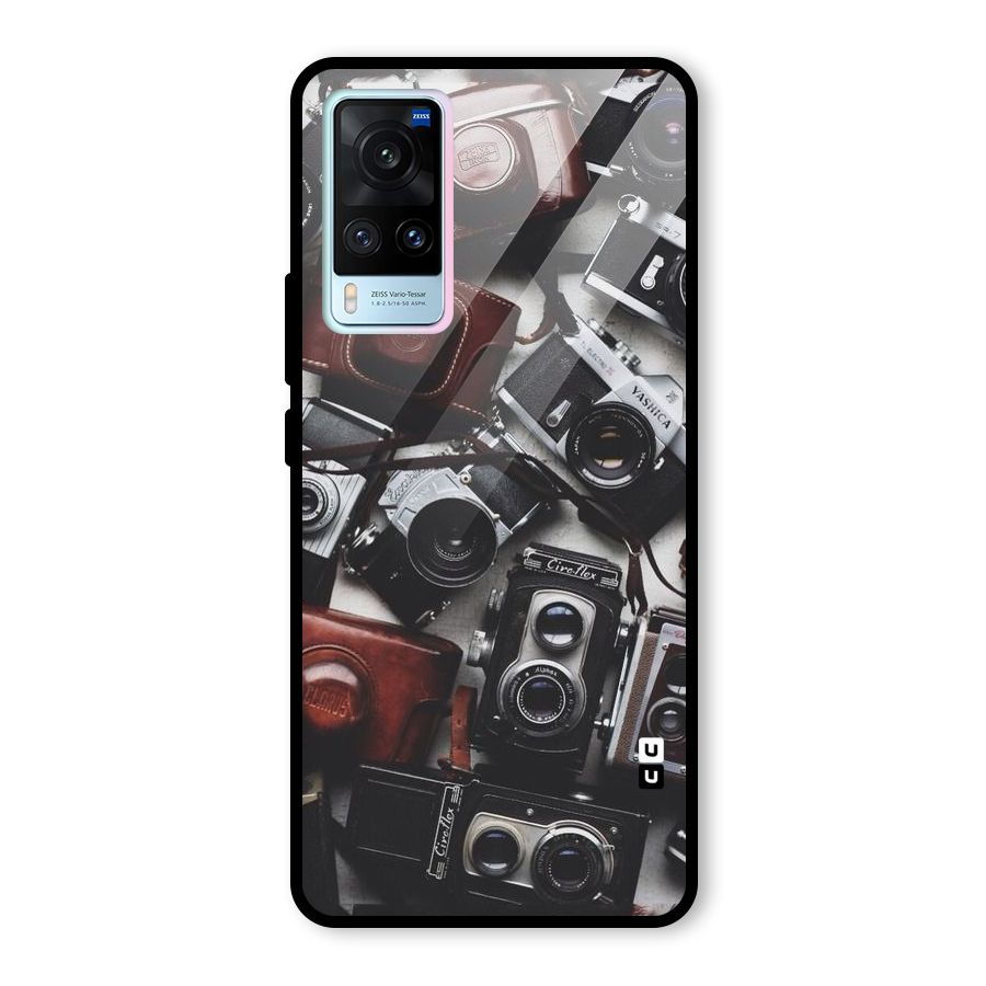 Vintage Beauty Shutter Glass Back Case for Vivo X60