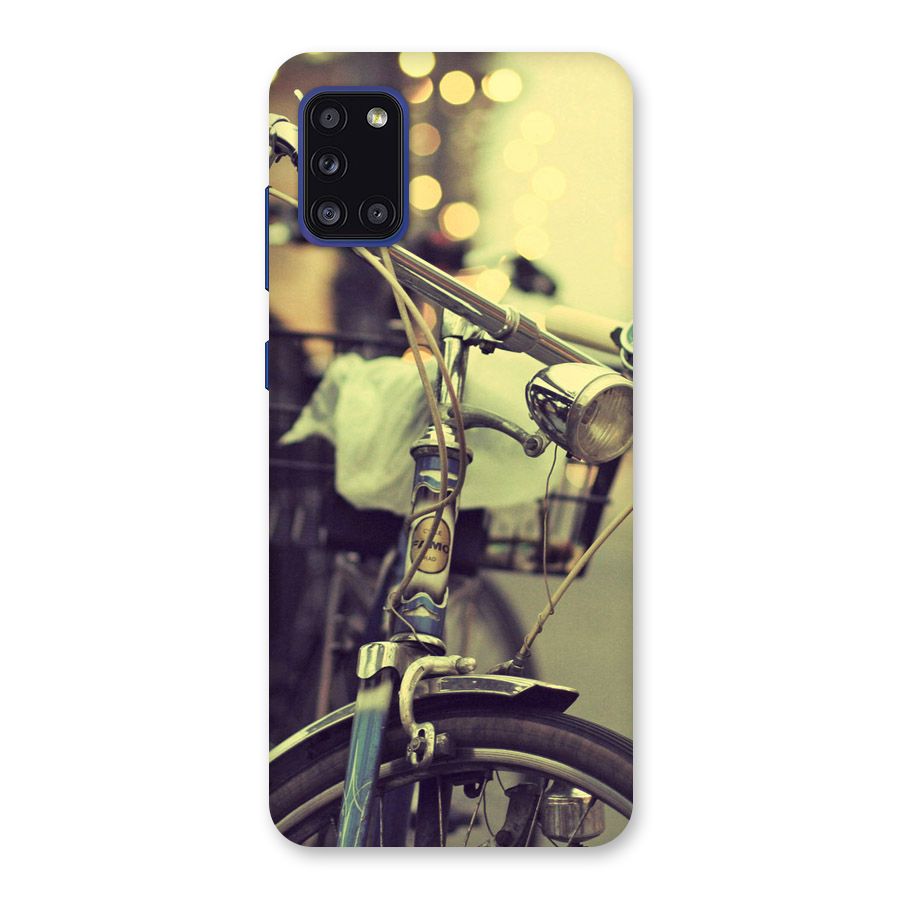 Vintage Bicycle Back Case for Galaxy A31