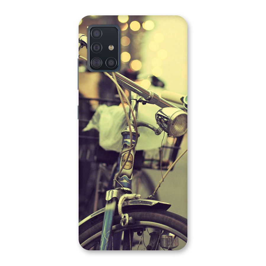 Vintage Bicycle Back Case for Galaxy A51