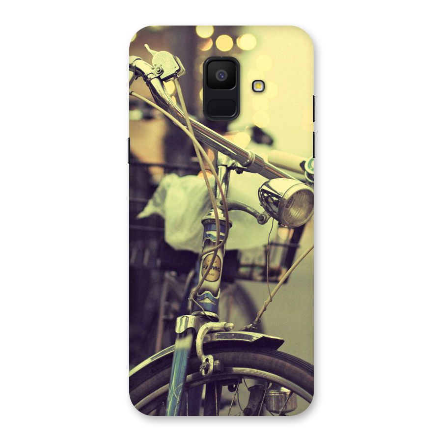 Vintage Bicycle Back Case for Galaxy A6 (2018)