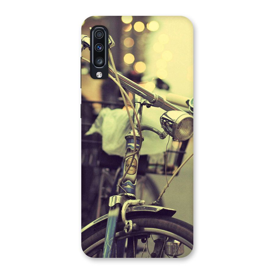 Vintage Bicycle Back Case for Galaxy A70