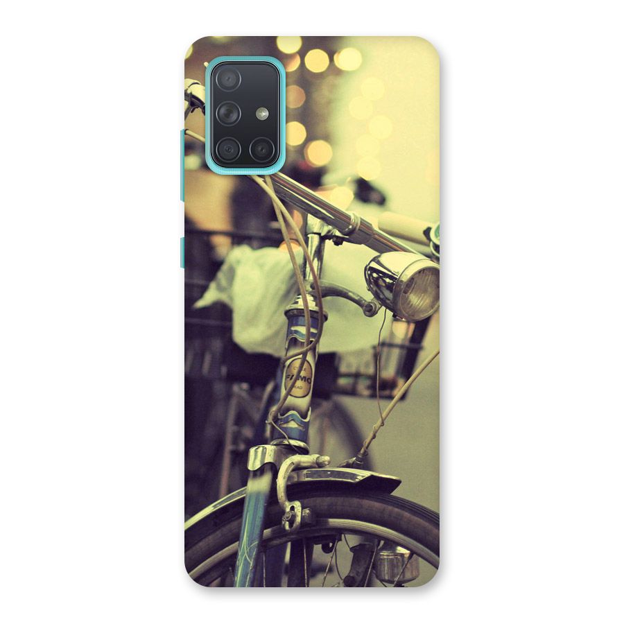 Vintage Bicycle Back Case for Galaxy A71