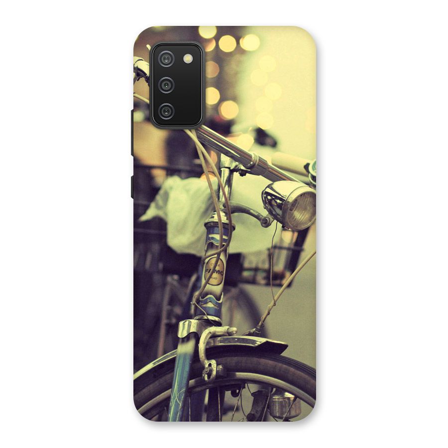 Vintage Bicycle Back Case for Galaxy F02s