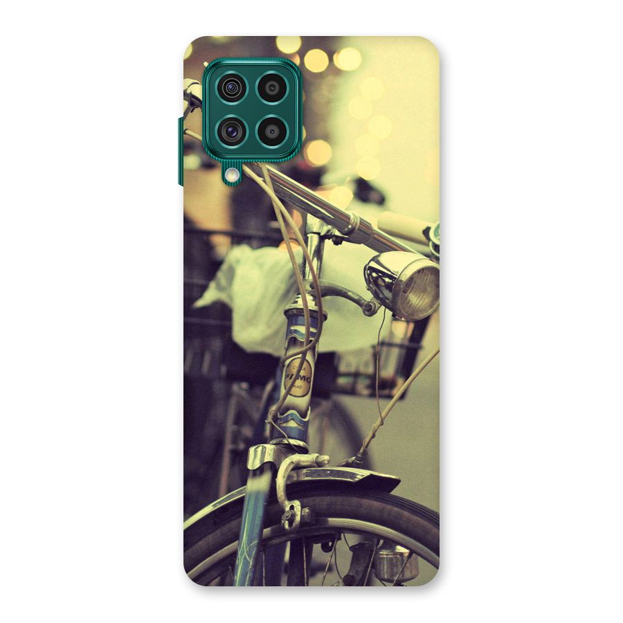 Vintage Bicycle Back Case for Galaxy F62